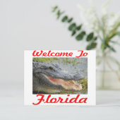 Welkom bij Florida Gator Briefkaart (Staand voorkant)