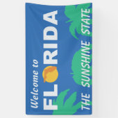 Welkom bij Florida Highway Sign Spandoek (Verticaal)