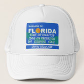 Welkom bij Florida Spring Break Trucker Pet (Voorkant)