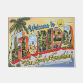 Welkom bij Florida  stijl Deurmat (Voorkant)