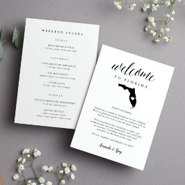 Welkom bij Florida Wedding-brief & reisroute