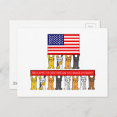 Welkom bij Foreign Exchange Student in de Verenigd Briefkaart (Voorkant / Achterkant)