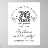 Welkom bij Forever 70th Jubileum Poster (Voorkant)