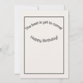 Welkom bij Forty! Gelukkige 40e verjaardag! (Achterkant)