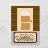 Welkom bij Forty! Gelukkige 40e verjaardag! (Voorkant / Achterkant)