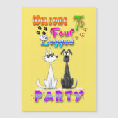 Welkom bij Four Legged Party (Voorkant)