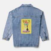 Welkom bij Four Legged Party Denim Jacket (Achterkant)