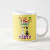 Welkom bij Four Legged Party Grote Koffiekop (Rechts)