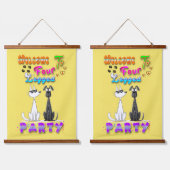 Welkom bij Four Legged Party Hangend Wandkleed (Dubbel)