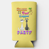 Welkom bij Four Legged Party Seltzer Blikjeskoeler (Voorkant)