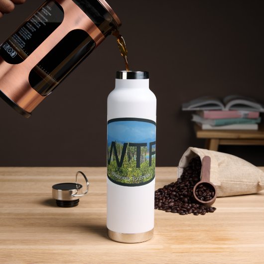 Welkom bij Fraser Water Bottle Waterfles (Koffie)