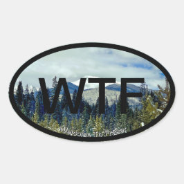 Welkom bij Frasers Ovale Sticker