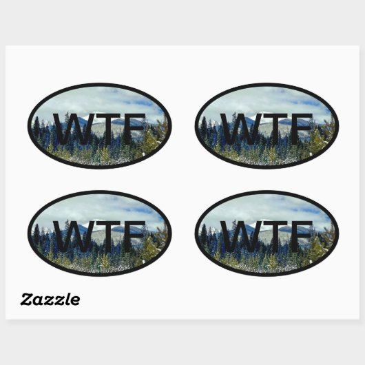 Welkom bij Frasers Ovale Sticker (Vel)