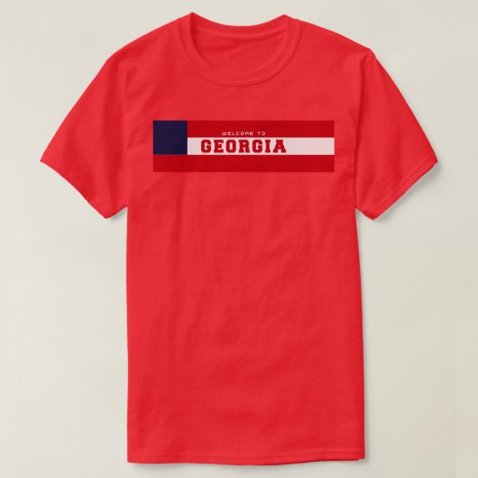 Welkom bij Georgia T-shirt (Design voorkant)