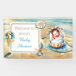 Welkom bij Gepersonaliseerd Baby shower Spandoek