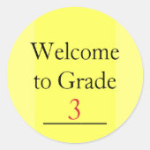 Welkom bij Gepersonaliseerde Student Stickers (Voorkant)