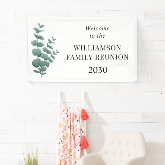 Welkom bij gezinshereniging spandoek (Insitu)