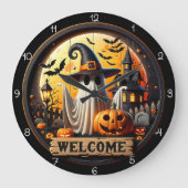 Welkom bij Ghost Halloween Night Grote Klok (Voorkant)