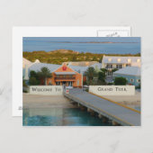 Welkom bij Grand Turk Briefkaart (Voorkant / Achterkant)