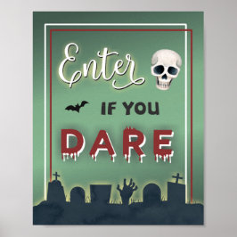 Welkom bij Halloween Adult Party Wall Deuren Poster