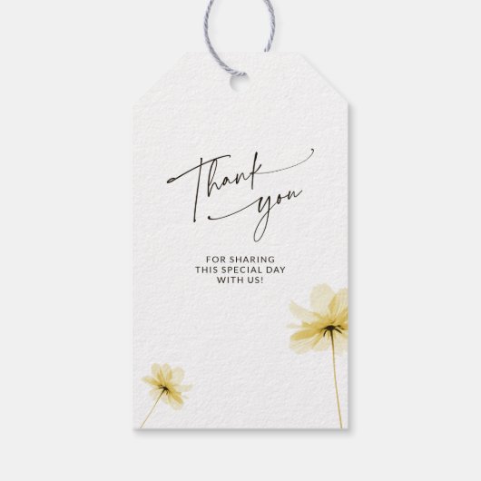 Welkom bij Happily Ever After Wedding Cadeaulabel (Achterkant)