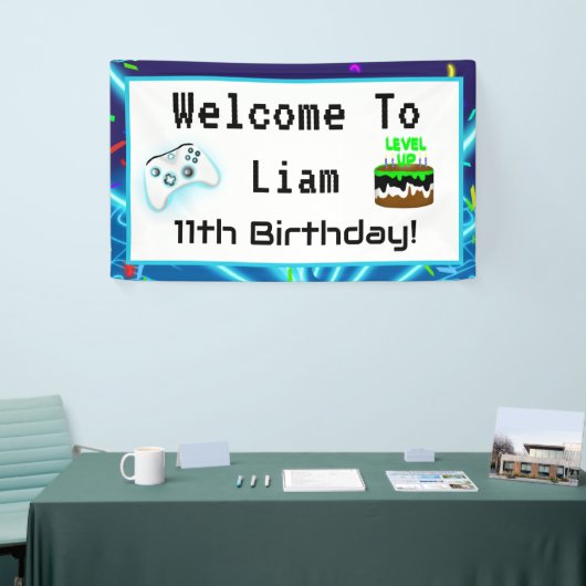 Welkom bij Happy Birthday! Spandoek (Beurs)