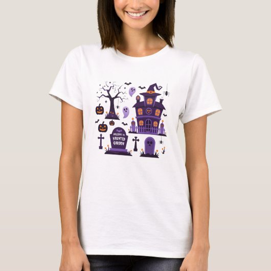 Welkom bij Haunted Garden T-shirt (Voorkant)