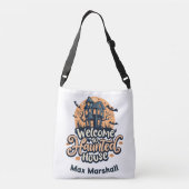Welkom bij Haunted House - Batty for You Crossbody Tas (Achterkant)