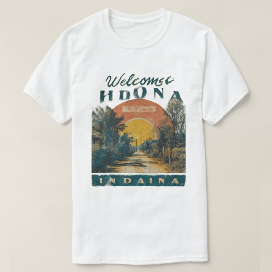 Welkom bij Hawkins 85 Retro T-Shirt (Design voorkant)