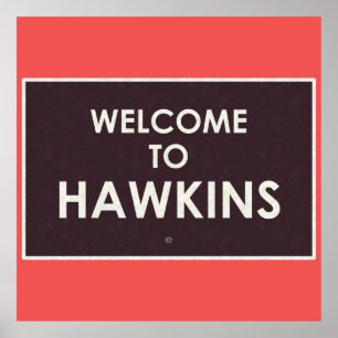 Welkom bij Hawkins Poster