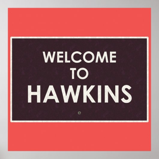 Welkom bij Hawkins Poster (Voorkant)