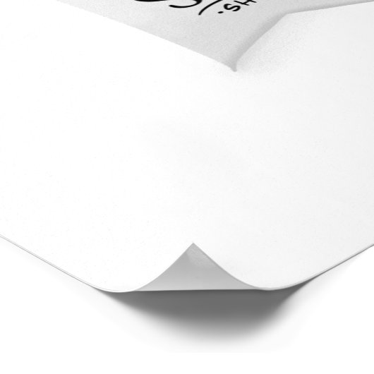 Welkom bij het afdrukken van de Poop Show Grey Wal Poster (Hoek)