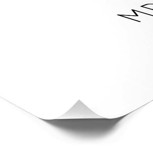 Welkom bij het begin van onze eeuwige bruiloft perfect poster (Hoek)