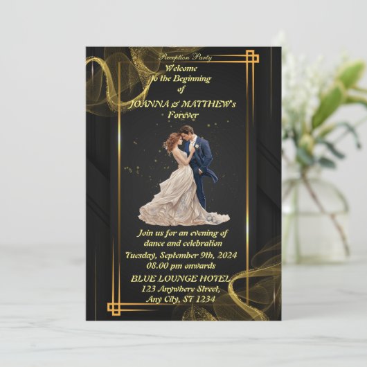 Welkom bij het begin van onze Forever (Staand voorkant)