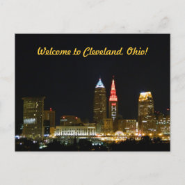 Welkom bij het Briefkaart Cleveland (Night)