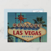 Welkom bij het briefkaart van Fabulous Las Vegas N (Voorkant / Achterkant)