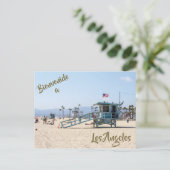 Welkom bij het briefkaart van Los Angeles (Staand voorkant)