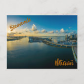 Welkom bij het briefkaart van Miami (Voorkant)