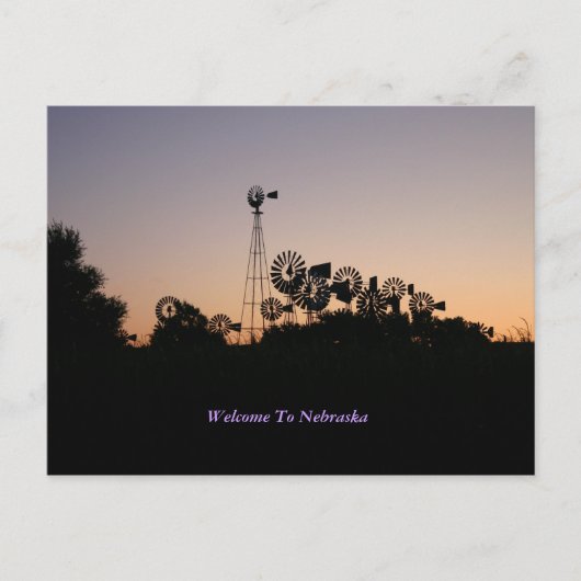 Welkom bij het Briefkaart van Nebraska (Voorkant)