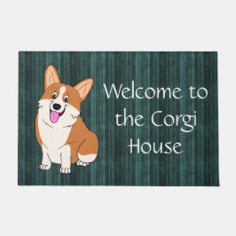 Welkom bij het Chubby Corgi House Deurmat