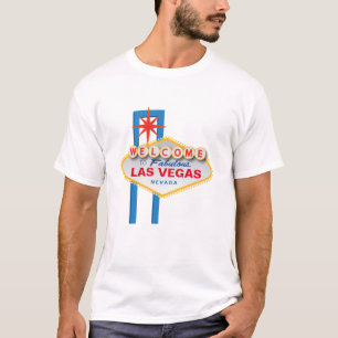 "Welkom bij het fabelachtige Las Vegas Nevada"-ico T-shirt
