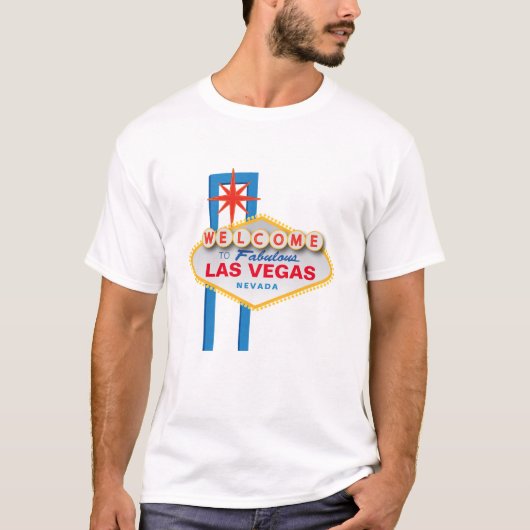 "Welkom bij het fabelachtige Las Vegas Nevada"-ico T-shirt (Voorkant)