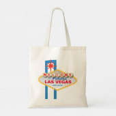 "Welkom bij het fabelachtige Las Vegas Nevada"-ico Tote Bag (Achterkant)