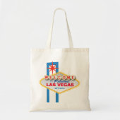"Welkom bij het fabelachtige Las Vegas Nevada"-ico Tote Bag (Voorkant)