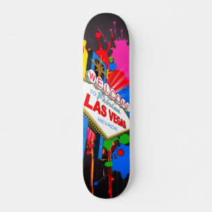 Welkom bij het Fabulous Las Vegas Nevada-bord Rege Persoonlijk Skateboard