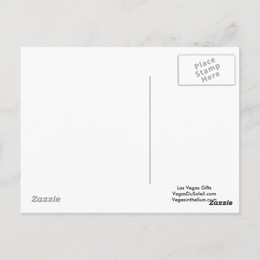 Welkom bij het Fabulous Las Vegas Sign Briefkaart (Achterkant)