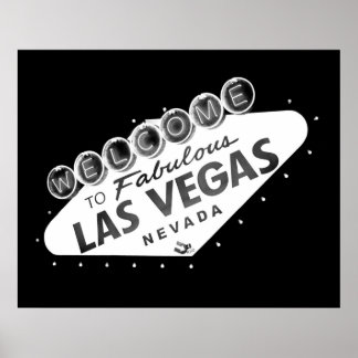Welkom bij het Fabulous Las Vegas Sign Poster