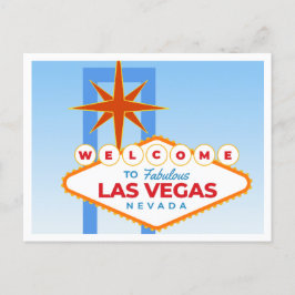 Welkom bij het fantastische Las Vegas Blue Sky Briefkaart