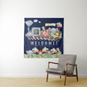 Welkom bij het feest wandkleed (In situ)