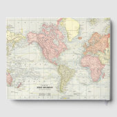 Welkom bij het gastenboek van het Wereldkaart Baby (Achterkant)